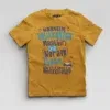 Naanum Valikkaatha Maathiri Evlo Neram Thaan Nadikkirathu Boys Round Neck T-Shirt in Mustard Yellow Color