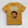Ungoppan Whistle Ah Kaetavan Boys Round Neck T-Shirt in Mustard Yellow Color