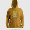 Somebody Kuthing Iam Kathing Men/Unisex Hoodie in Mustard Yellow Color