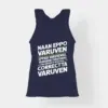 Naan Eppo Varuven, Eppadi Varuvennu, Yaarukum Theriyadhu Women's Tank Top in Navy Blue Color