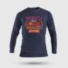 Vaazhkayila Sila Adigal Vizha Dhan Seyiyum Men/Unisex Long Sleeve T-Shirt in Navy Blue Color