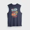 Orthanukku Ullooru La Kazhudha Meiykave Vakku Ila Men/Unisex Tank Top in Navy Blue Color