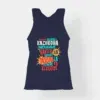 Orthanukku Ullooru La Kazhudha Meiykave Vakku Ila Women's Tank Top in Navy Blue Color
