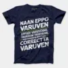 Naan Eppo Varuven, Eppadi Varuvennu, Yaarukum Theriyadhu Men/Unisex T-Shirt in Navy Blue Color