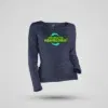 Marupadiyum Modhalenda! Women's Long Sleeve T-Shirt in Navy Blue Color