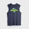 Marupadiyum Modhalenda! Men/Unisex Tank Top in Navy Blue Color