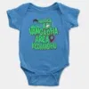 Naanga Adi Vangadha Area Ve Kedayadhu Onesie/Romper in Orchid Blue Color