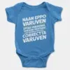 Naan Eppo Varuven, Eppadi Varuvennu, Yaarukum Theriyadhu Onesie/Romper in Orchid Blue Color