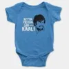 Ketta Payyan Sir Indha Kaali Onesie/Romper in Orchid Blue Color