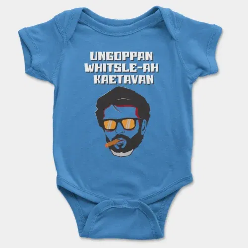 Ungoppan whistle ah kaetavan onesie/romper in orchid blue color