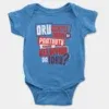 Oru Gentleman Ah Paathuthu Kekkara Kelviyaa Da Idhu Onesie/Romper in Orchid Blue Color