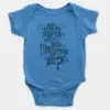 Nalu English Paper Meinjittu Vandhu Film Kattriya Nee Onesie/Romper in Orchid Blue Color