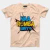 Naa Romba Bisyy Men/Unisex T-Shirt in Peach Color