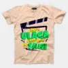 Idhu Ulaga Nadipu Da Sami Men/Unisex T-Shirt in Peach Color
