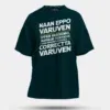 Naan Eppo Varuven, Eppadi Varuvennu, Yaarukum Theriyadhu Men/Unisex Oversized T-Shirt in Petrol Blue Color