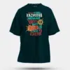 Orthanukku Ullooru La Kazhudha Meiykave Vakku Ila Men/Unisex Oversized T-Shirt in Petrol Blue Color