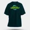 Marupadiyum Modhalenda! Men/Unisex Oversized T-Shirt in Petrol Blue Color
