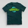 Marupadiyum Modhalenda! Boys Round Neck T-Shirt in Petrol Blue Color