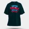 Innuma Indha Ooru Namala Nambudhu Men/Unisex Oversized T-Shirt in Petrol Blue Color