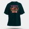 Vaazhkayila Sila Adigal Vizha Dhan Seyiyum Men/Unisex Oversized T-Shirt in Petrol Blue Color