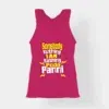 Somebody Kuthing Iam Kathing Women's Tank Top in Pink Color