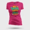Nee Thirupura Sundari Illa Thiruttu Sundari Women's T-Shirt in Pink Color
