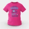 Naanum Valikkaatha Maathiri Evlo Neram Thaan Nadikkirathu Girls Round Neck T-Shirt in Pink Color