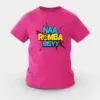 Naa Romba Bisyy Girls Round Neck T-Shirt in Pink Color