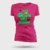 Naanga Adi Vangadha Area Ve Kedayadhu Women's T-Shirt in Pink Color