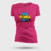 Naa Romba Bisyy Women's T-Shirt in Pink Color