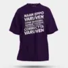 Naan Eppo Varuven, Eppadi Varuvennu, Yaarukum Theriyadhu Men/Unisex Oversized T-Shirt in Purple Color