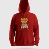 Somebody Kuthing Iam Kathing Men/Unisex Hoodie in Red Color