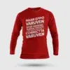 Naan Eppo Varuven, Eppadi Varuvennu, Yaarukum Theriyadhu Men/Unisex Long Sleeve T-Shirt in Red Color