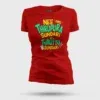 Nee Thirupura Sundari Illa Thiruttu Sundari Women's T-Shirt in Red Color