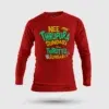 Nee Thirupura Sundari Illa Thiruttu Sundari Men/Unisex Long Sleeve T-Shirt in Red Color