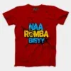Naa Romba Bisyy Men/Unisex T-Shirt in Red Color