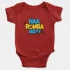 Naa Romba Bisyy Onesie/Romper in Red Color