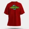 Marupadiyum Modhalenda! Men/Unisex Oversized T-Shirt in Red Color