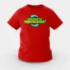 Marupadiyum Modhalenda! Girls Round Neck T-Shirt in Red Color