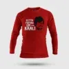 Ketta Payyan Sir Indha Kaali Men/Unisex Long Sleeve T-Shirt in Red Color