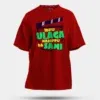 Idhu Ulaga Nadipu Da Sami Men/Unisex Oversized T-Shirt in Red Color