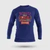 Vaazhkayila Sila Adigal Vizha Dhan Seyiyum Men/Unisex Long Sleeve T-Shirt in Royal Blue Color