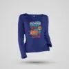 Orthanukku Ullooru La Kazhudha Meiykave Vakku Ila Women's Long Sleeve T-Shirt in Royal Blue Color