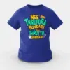 Nee Thirupura Sundari Illa Thiruttu Sundari Girls Round Neck T-Shirt in Royal Blue Color