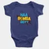 Naa Romba Bisyy Onesie/Romper in Royal Blue Color