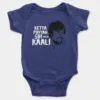Ketta Payyan Sir Indha Kaali Onesie/Romper in Royal Blue Color