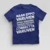 Naan Eppo Varuven, Eppadi Varuvennu, Yaarukum Theriyadhu Boys Round Neck T-Shirt in Royal Blue Color