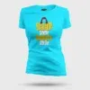 Yaar Ange Yaarada Ange Women's T-Shirt in SkyBlue Color