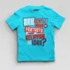Oru Gentleman Ah Paathuthu Kekkara Kelviyaa Da Idhu Boys Round Neck T-Shirt in SkyBlue Color