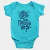 Nalu English Paper Meinjittu Vandhu Film Kattriya Nee Onesie/Romper in SkyBlue Color